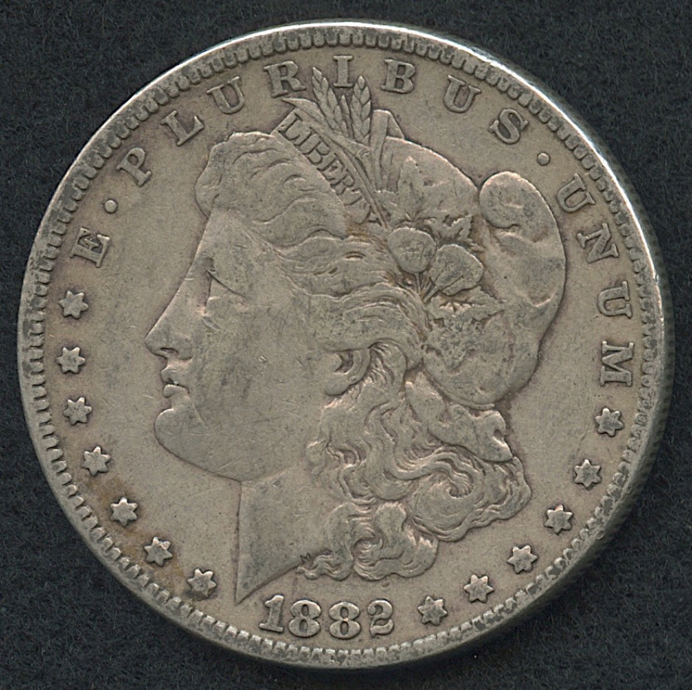 1882 silver dollar o